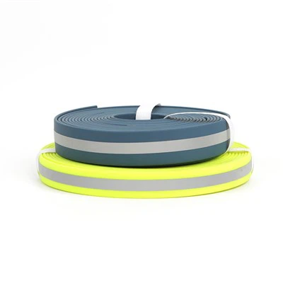 Waterproof Reflective Striped PVC Coated Webbing Waterproof Reflective Striped PVC Coated Webbing